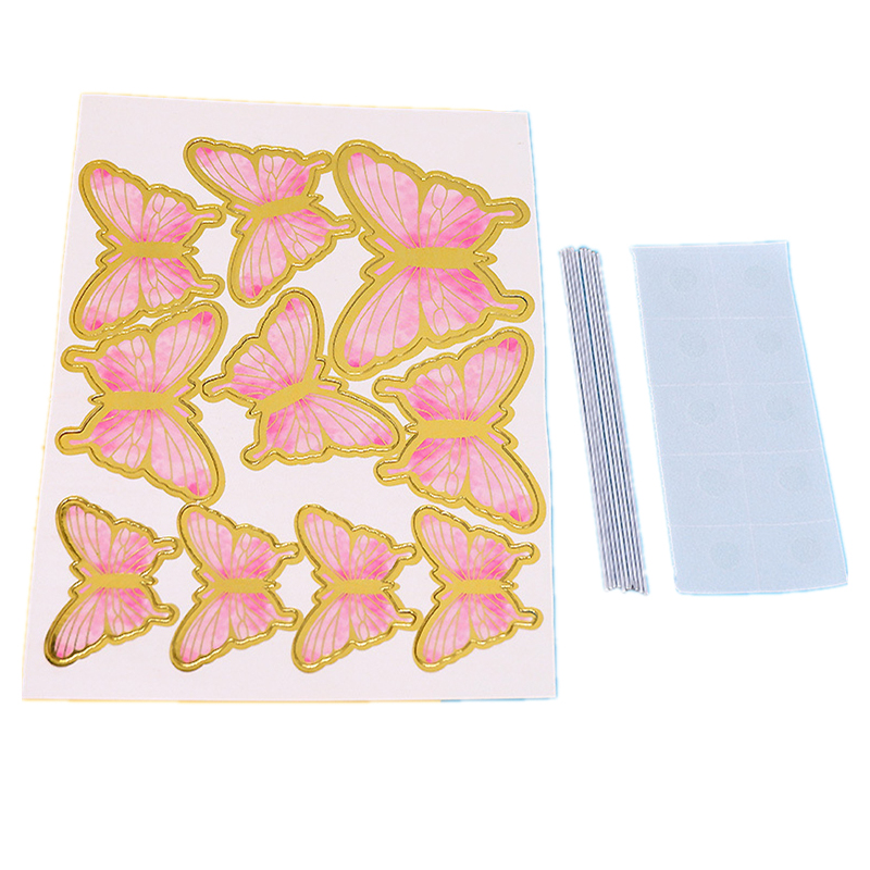 Tortový zápich MOTÝLE modrofialové