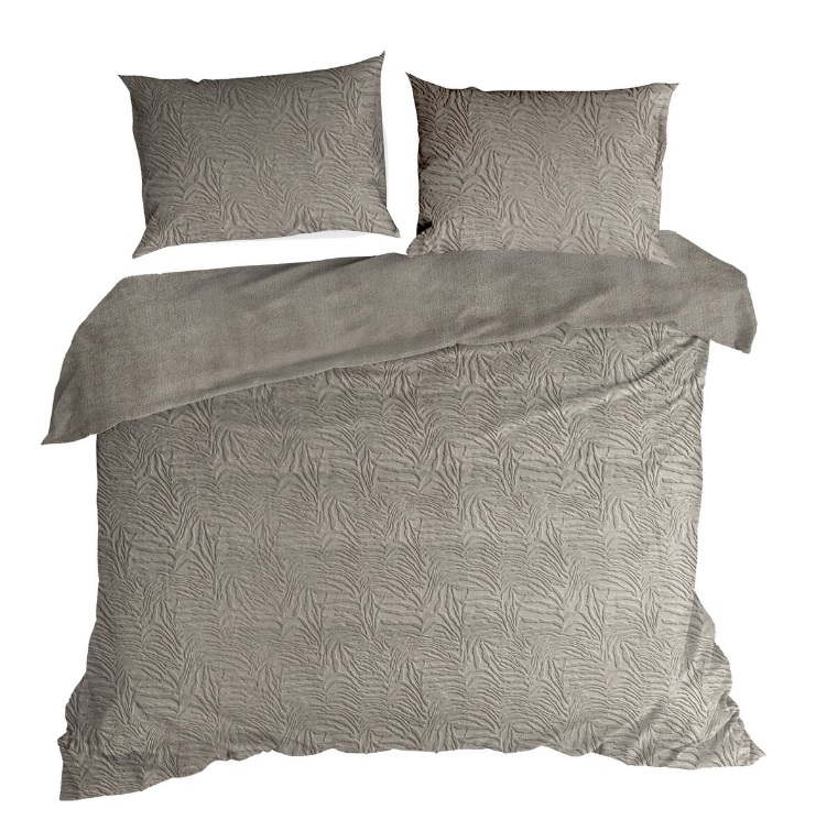 Plyšové obliečky 140x200 FLANO béžová