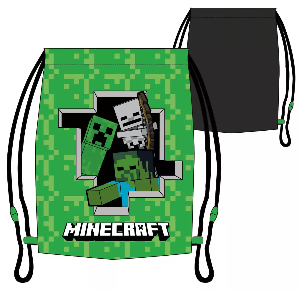 Vrecko na prezúvky MINECRAFT 37cm
