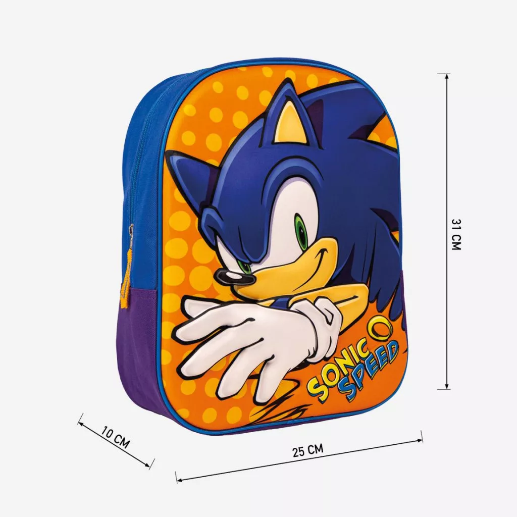 Ruksak 3D SONIC orange 31cm