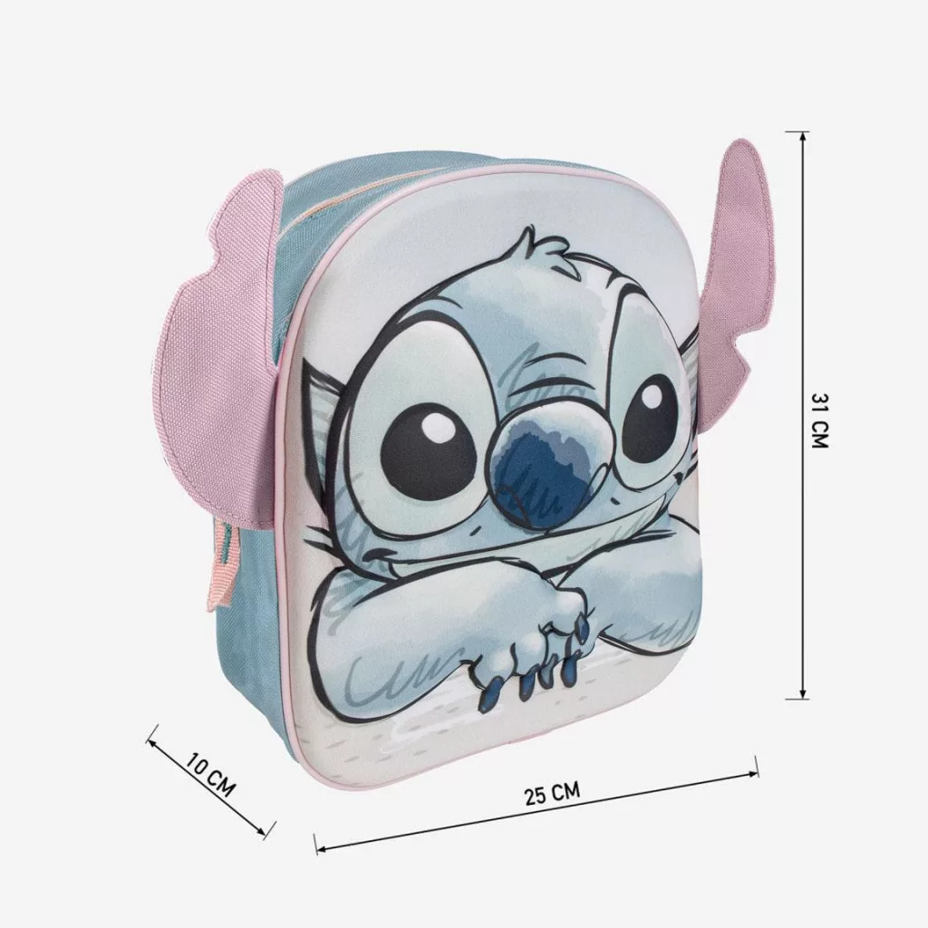 Ruksak 3D LILO A STITCH uši 31cm