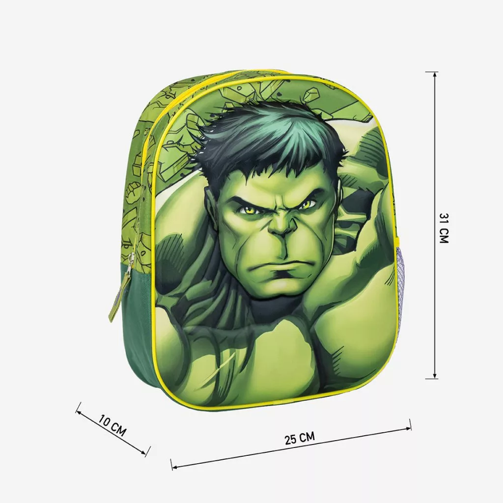 Ruksak 3D HULK 31cm