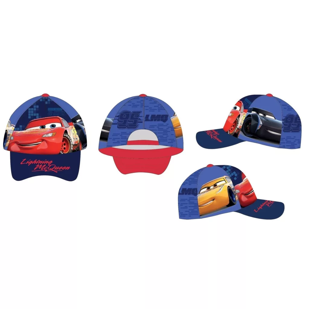 Šiltovka CARS na modrom - veľ.53
