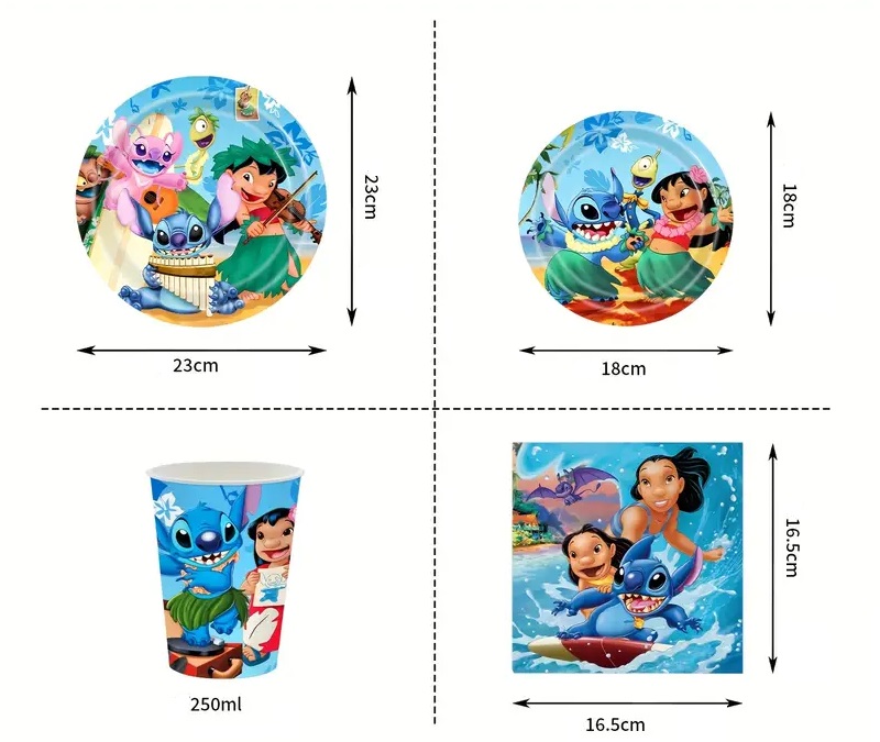 Set na oslavu LILO A STITCH oslava (50ks)