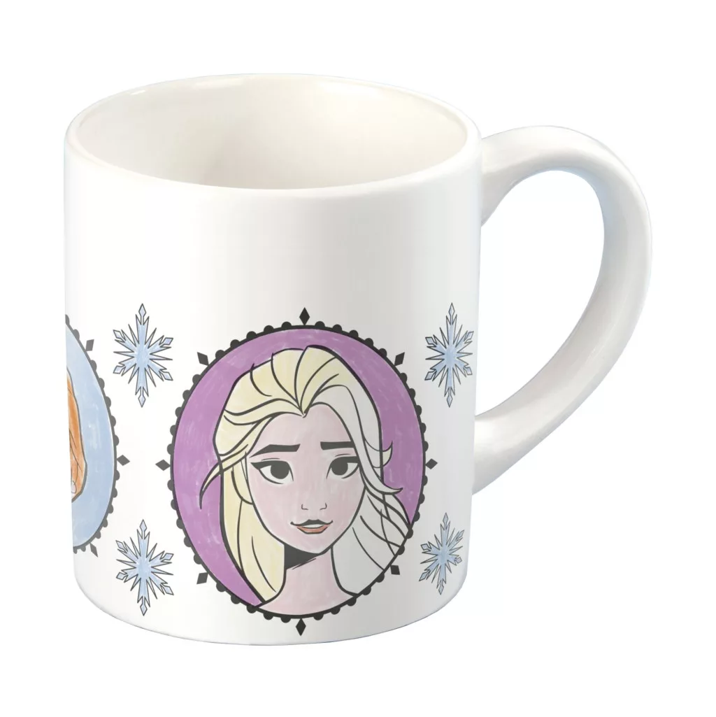 Porcelánový hrnček na maľovanie FROZEN