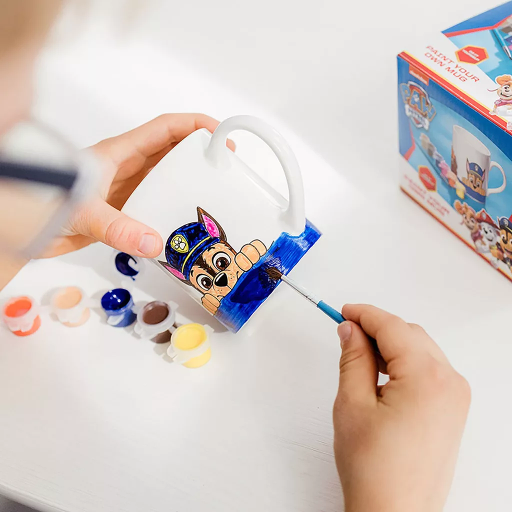 Porcelánový hrnček na maľovanie PAW PATROL