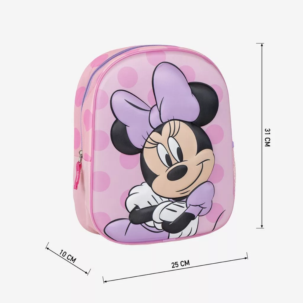 Ruksak 3D MINNIE fialový 31cm