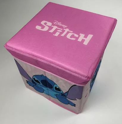 Úložný box - taburetka LILO A STITCH pink