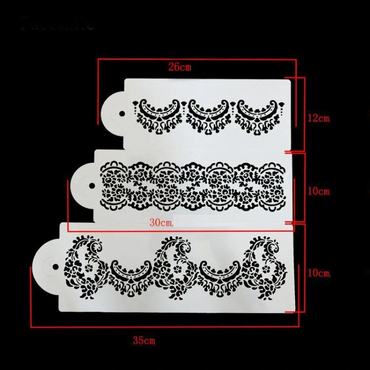 Šablóna na stencil 3ks vzor č.05