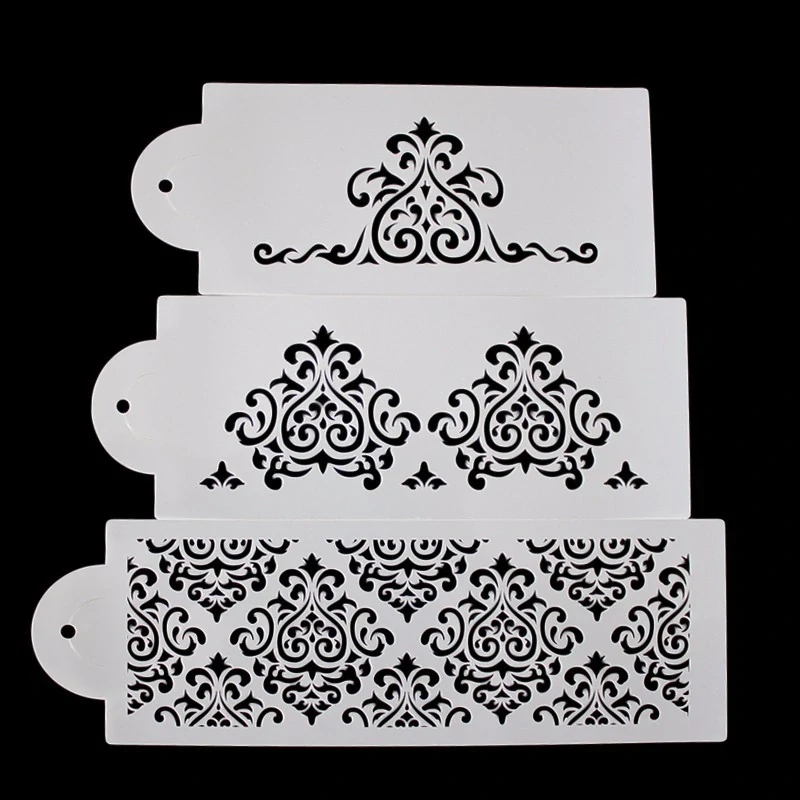 Šablóny na stencil 3ks vzor č.01