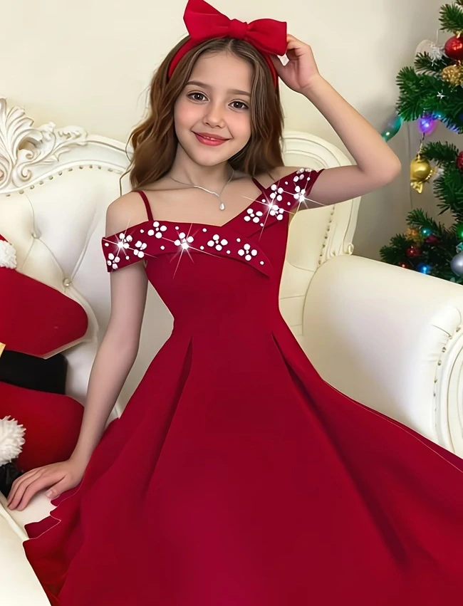 Dievčenské spoločenské šaty model GABI veľ.10-12r.