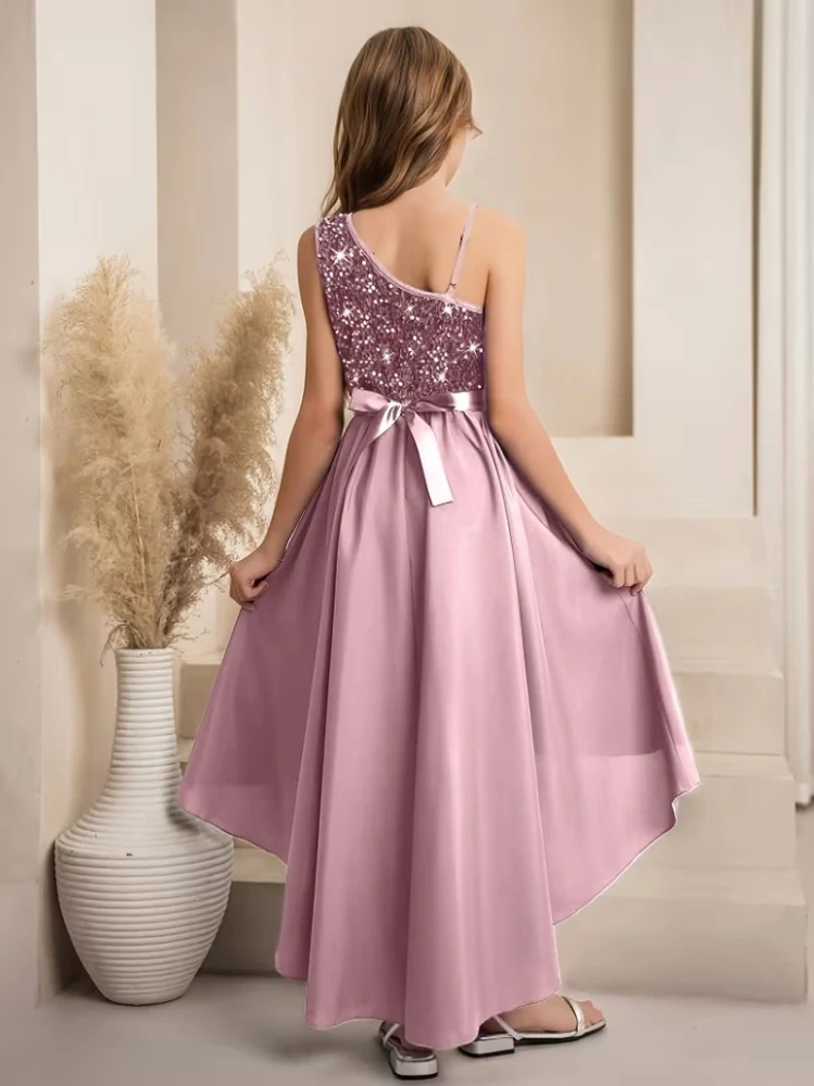 Dievčenské spoločenské šaty model MALVÍNA veľ.128-150 (9-12r.) - viac farieb