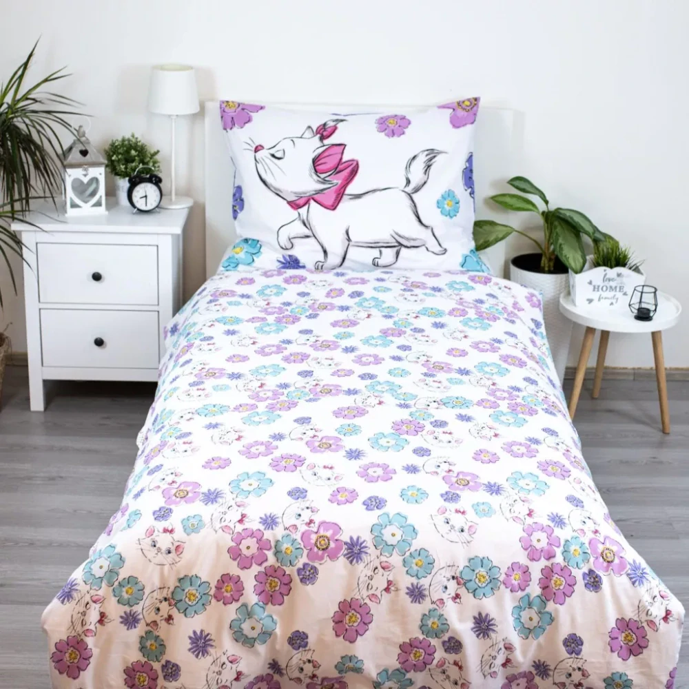 Obliečky 140x200 MAČIČKA MÁRIA floral