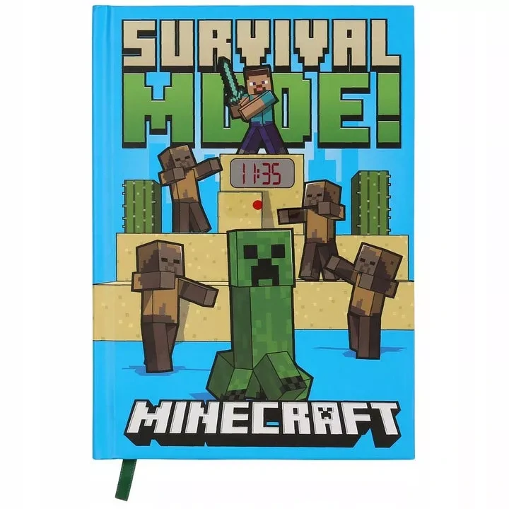 Zošit s hodinkami MINECRAFT