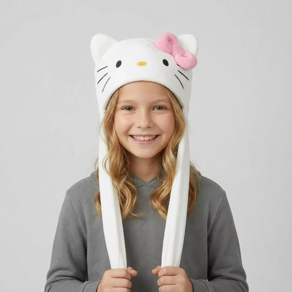 Čiapka HELLO KITTY - pohyblivé uši