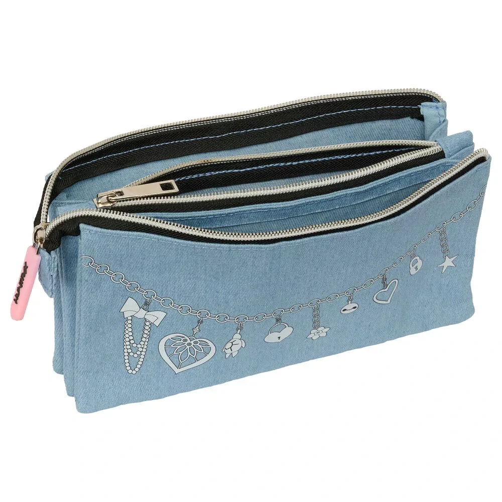 3-komorový peračník LOVCI DÉMONOV denim
