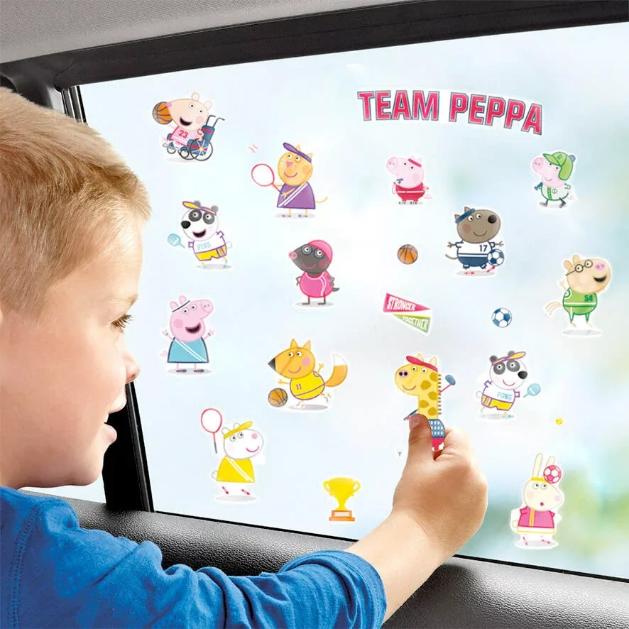 Nálepky na okno PEPPA PIG