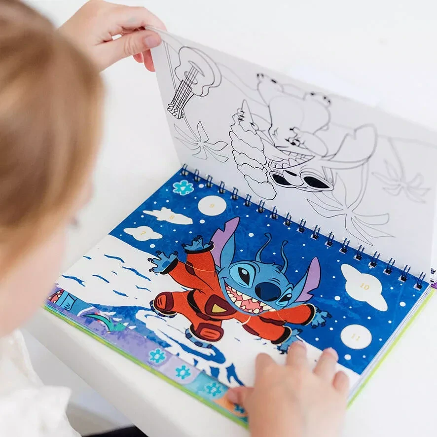 Nálepky + vyfarbovanie LILO A STITCH