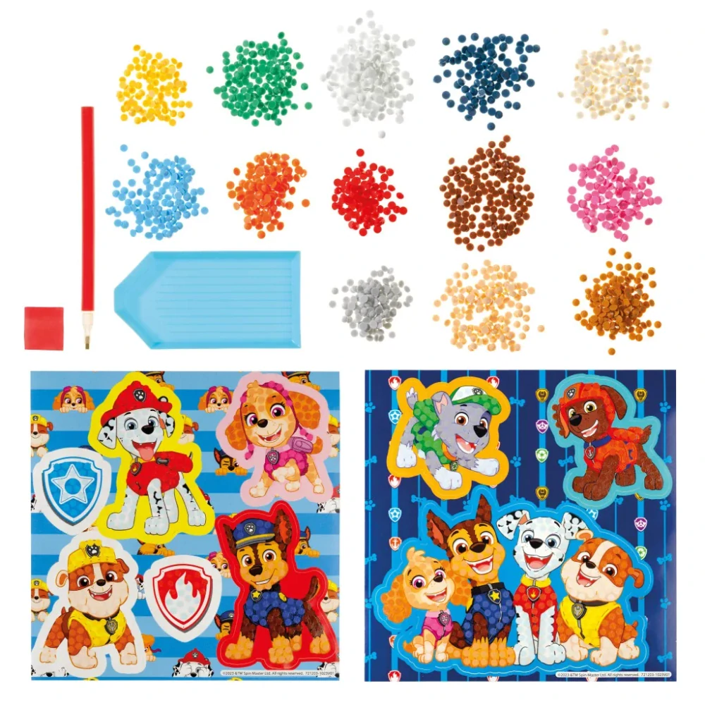 Diamantové nálepky PAW PATROL