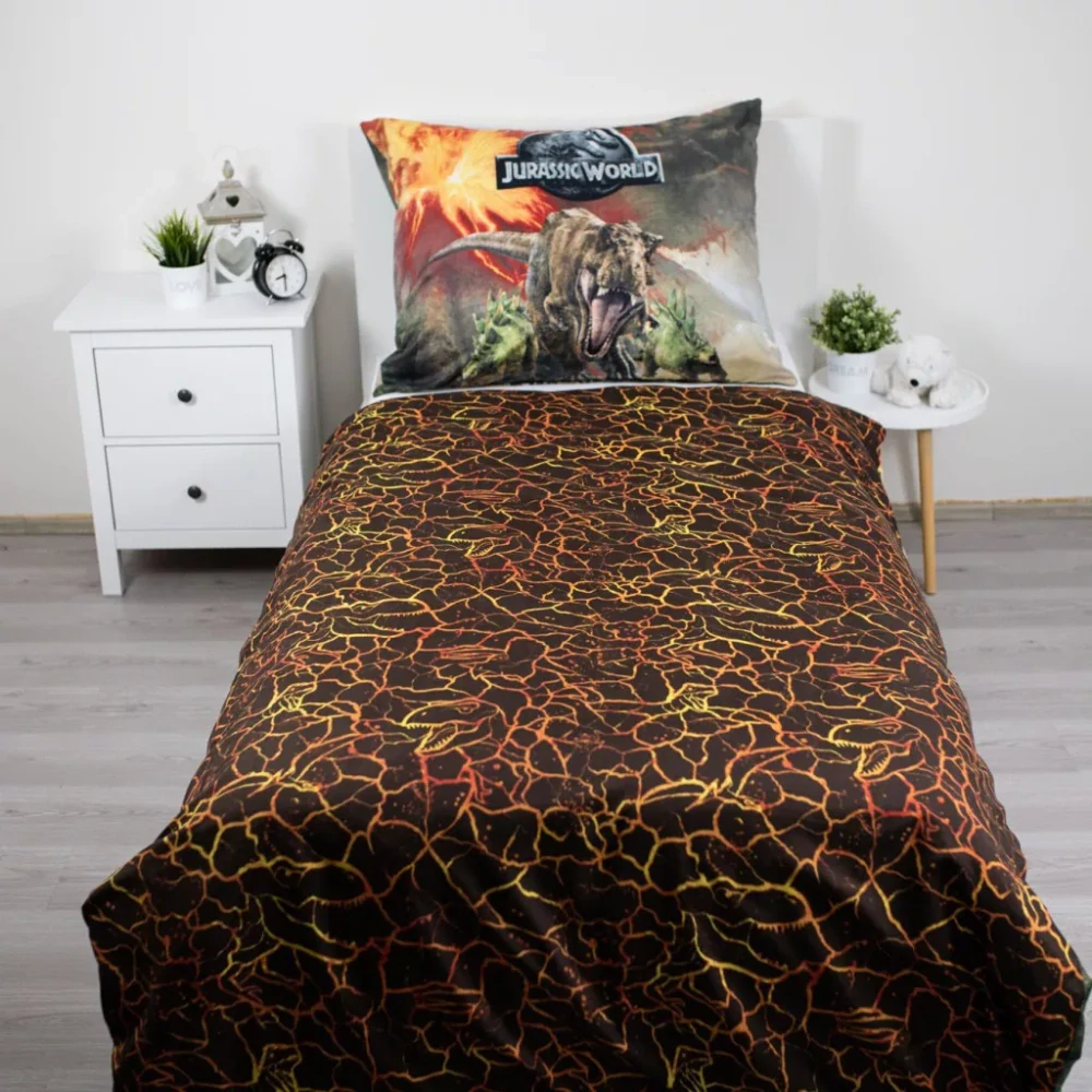 Obliečky 140x200 JURSKÝ SVET vulcano