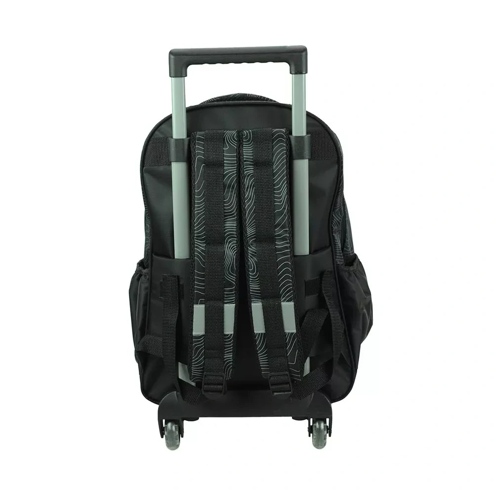 Školská taška na ťahanie LOVCI DÉMONOV black 46cm