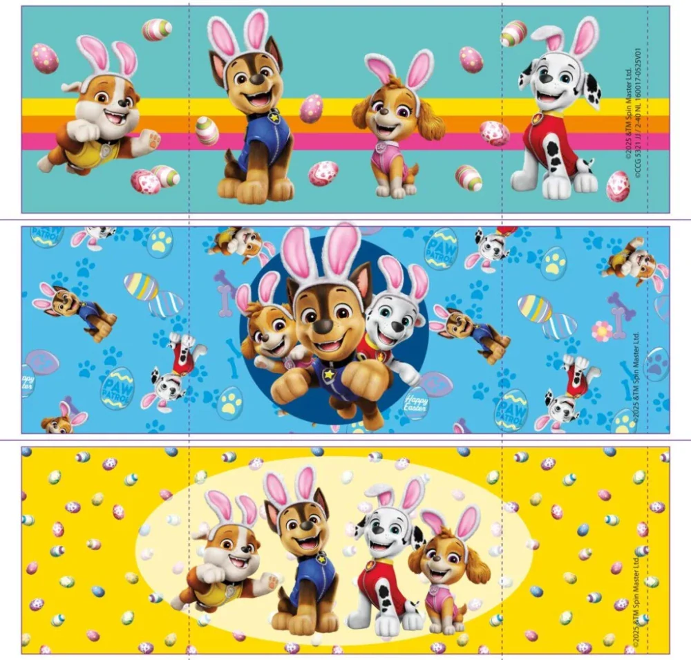 Nálepky na vajíčka PAW PATROL