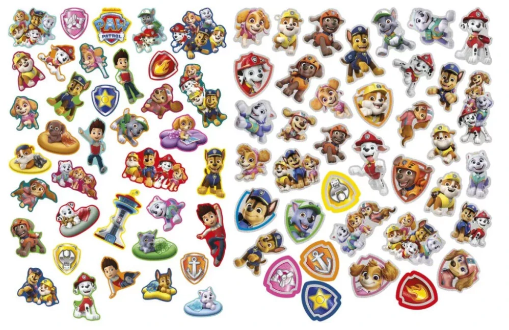 Sada nálepiek PAW PATROL (75ks)