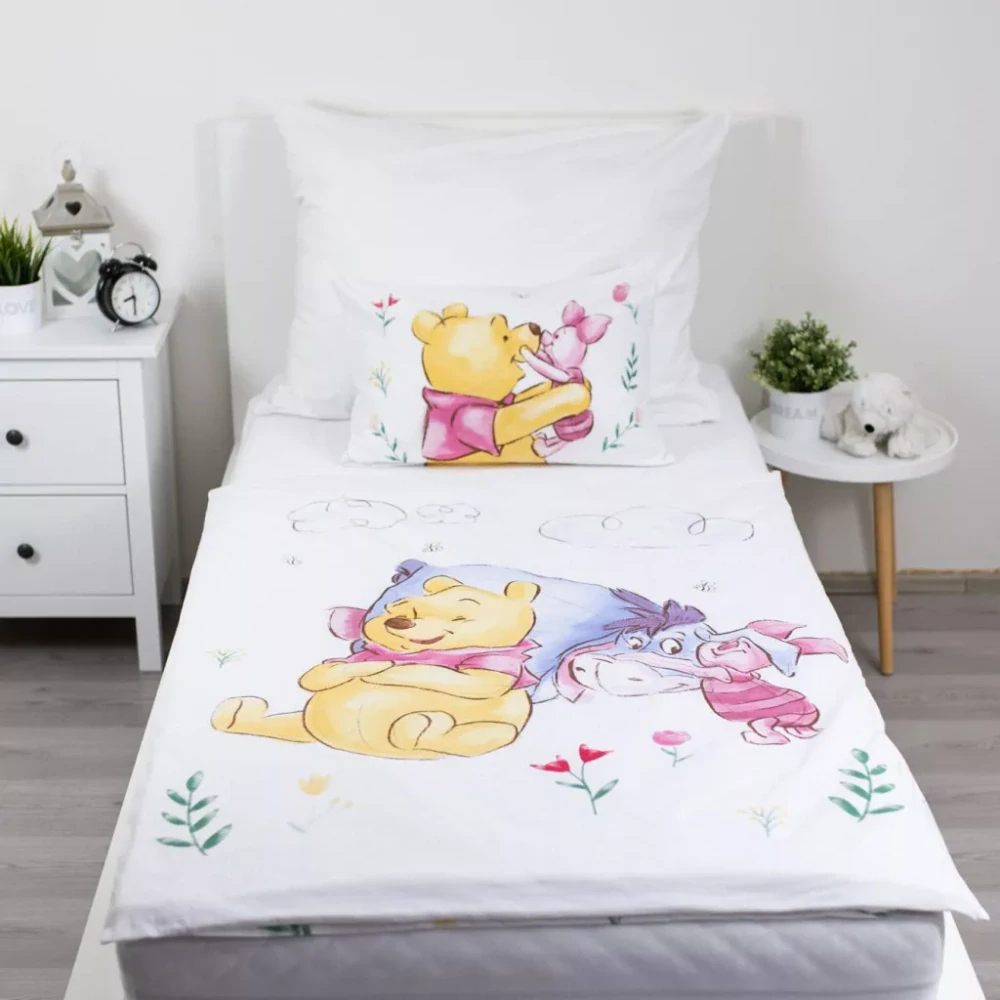 Obliečky do postieľky 100x135 MACKO PU hugs