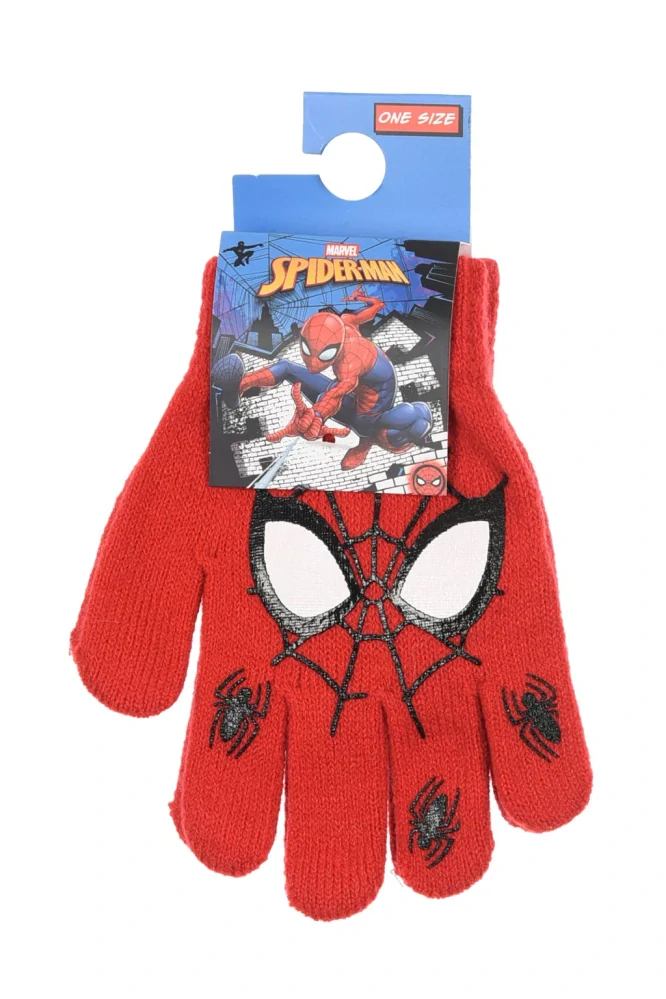Rukavice SPIDERMAN oči červené