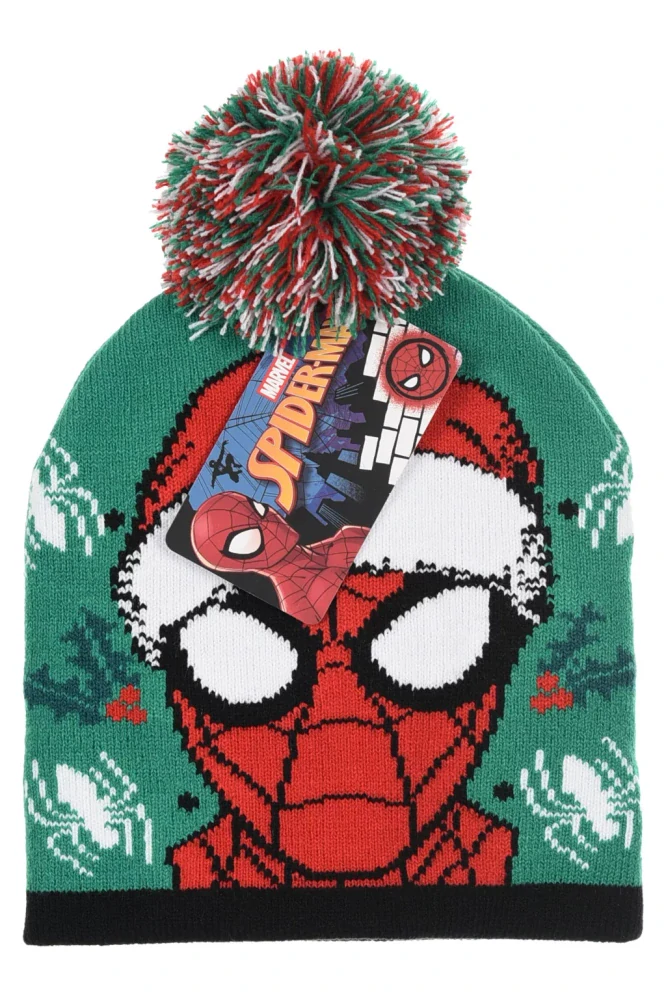 Čiapka SPIDERMAN vianoce green č.54