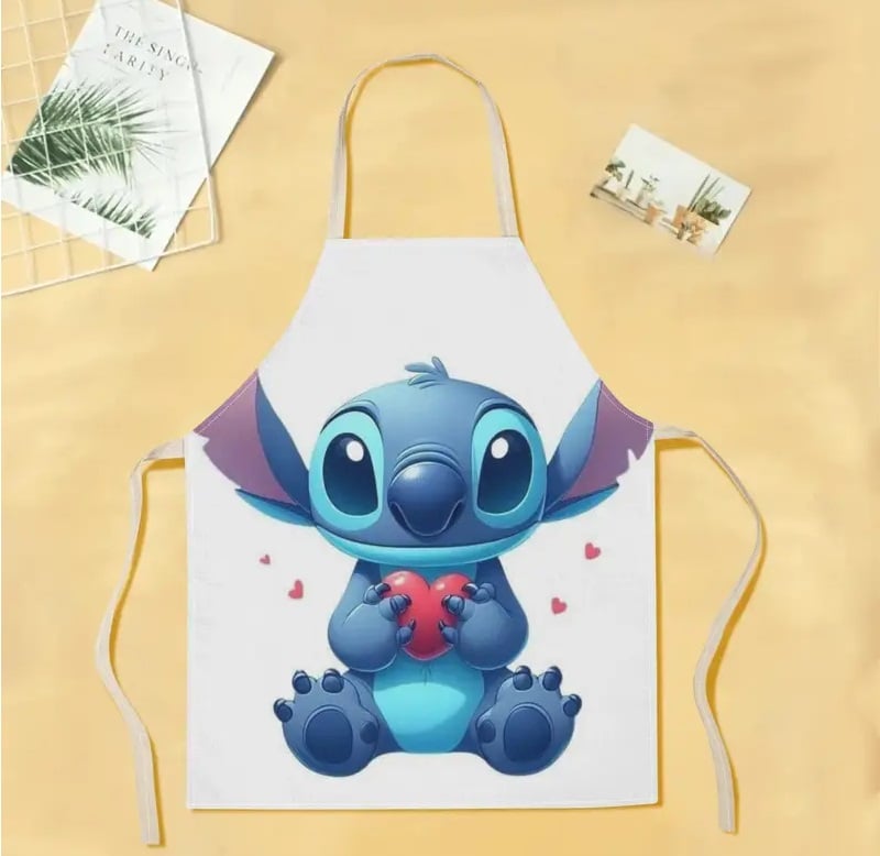 Kuchynská zástera LILO A STITCH srdce