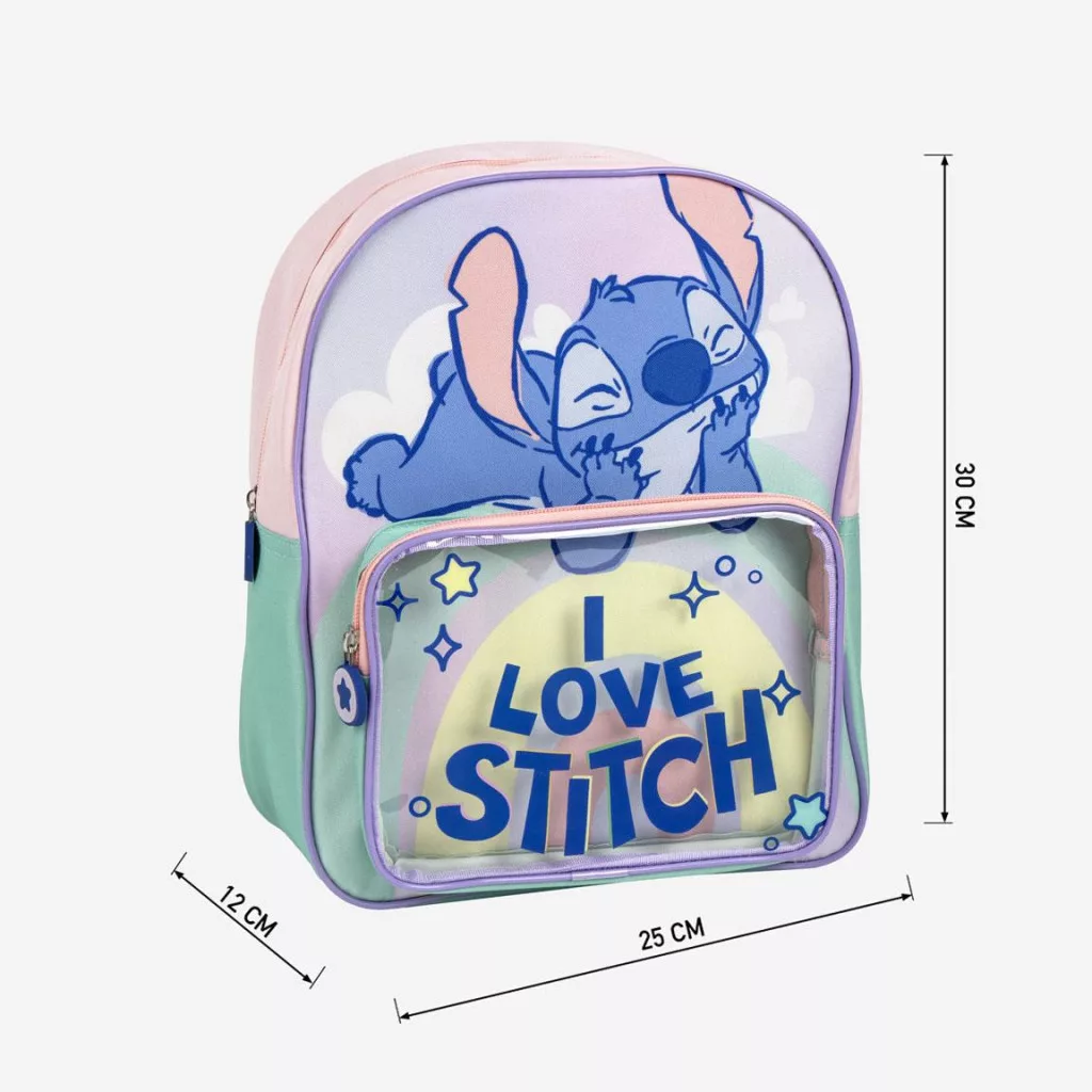 Ruksak LILO A STITCH ružový 30cm