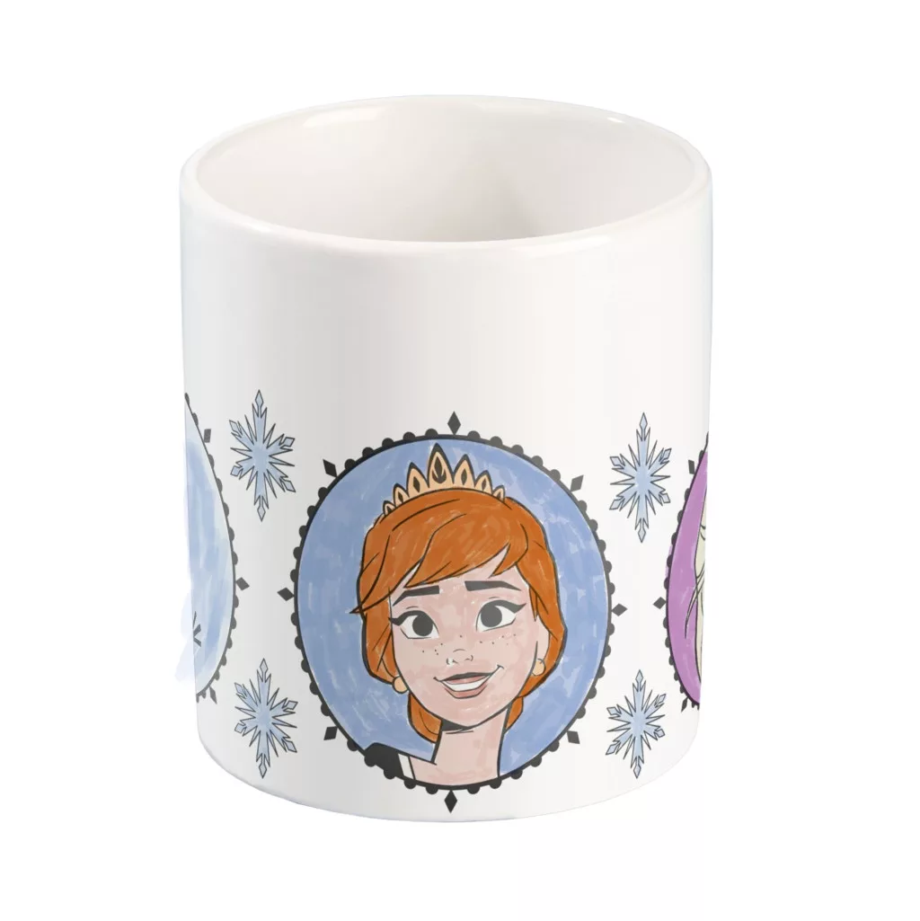 Porcelánový hrnček na maľovanie FROZEN