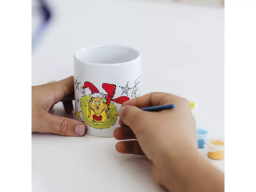 Porcelánový hrnček na maľovanie GRINCH