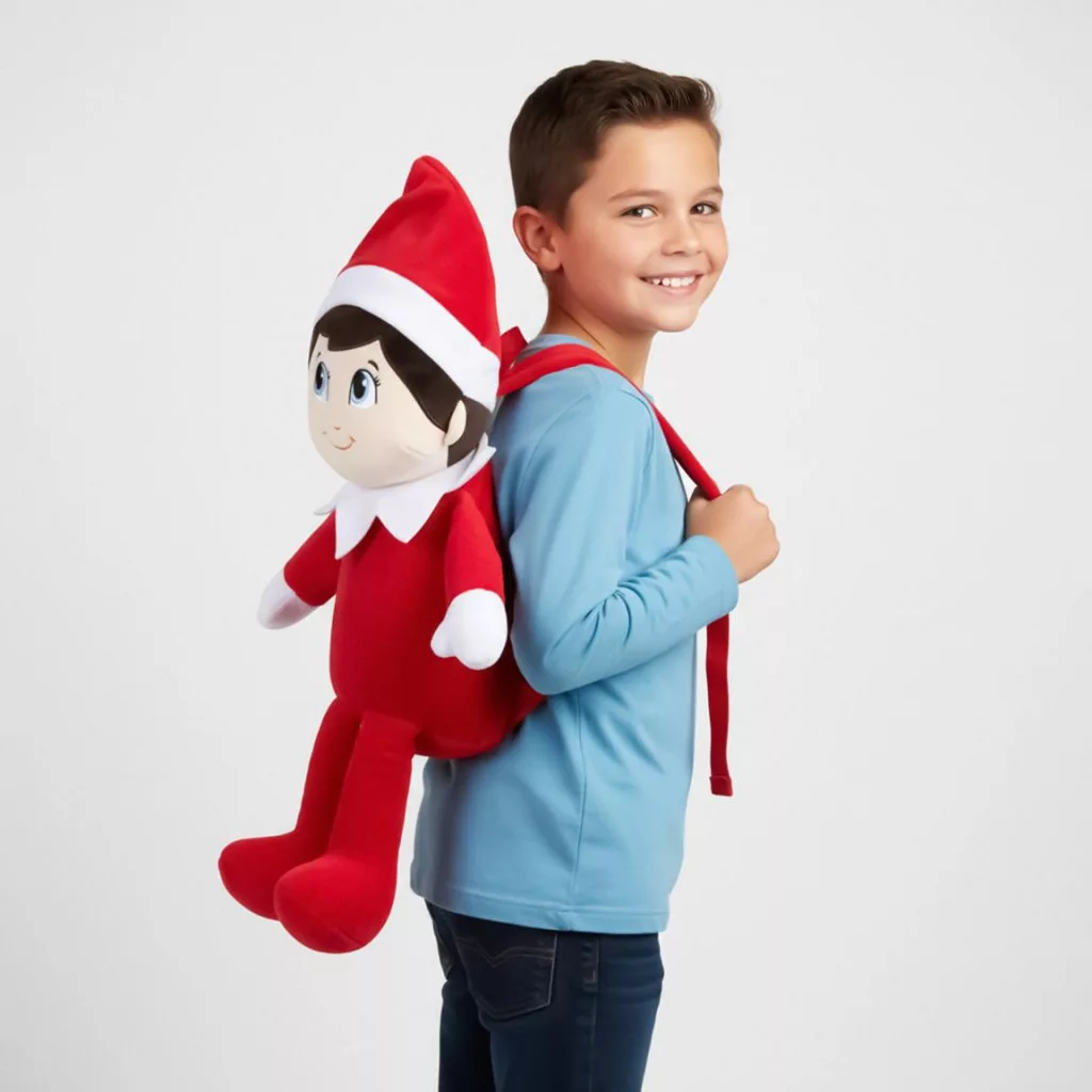 Plyšový 3D ruksak ELF