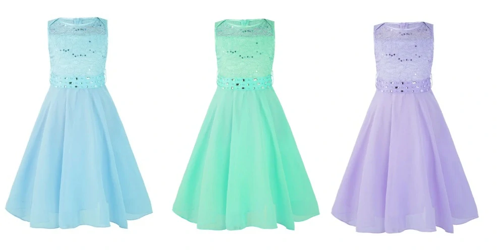 Dievčenské spoločenské šaty model JASMIN 6-16r. - viac farieb