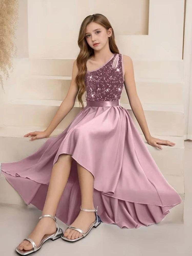 Dievčenské spoločenské šaty model MALVÍNA veľ.128-150 (9-12r.) - viac farieb