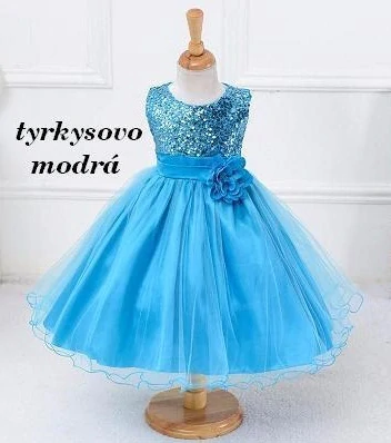 Dievčenské spoločenské šaty model MAGIC 2-4r. - viac farieb