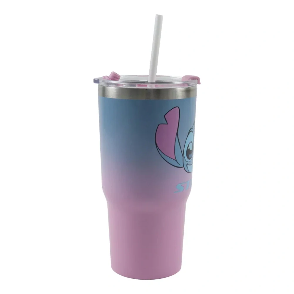 Termo hrnček so slamkou LILO A STITCH