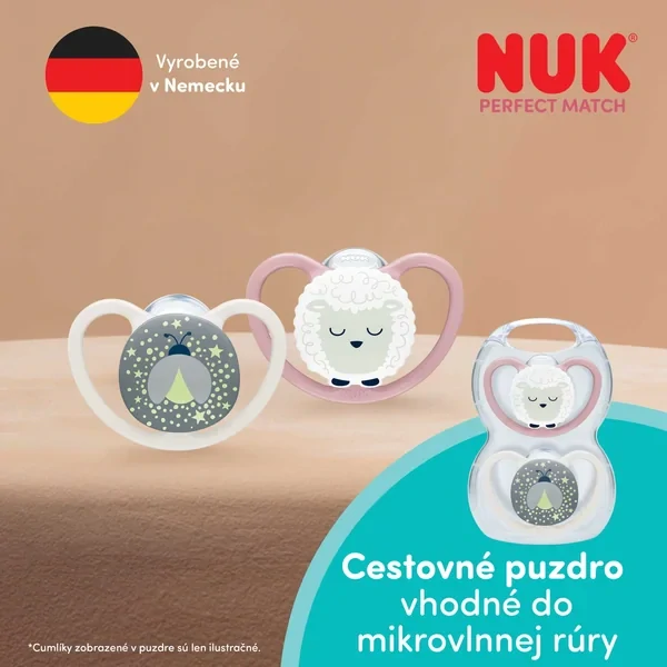 Cumlík NUK 2ks ovečka + lienka