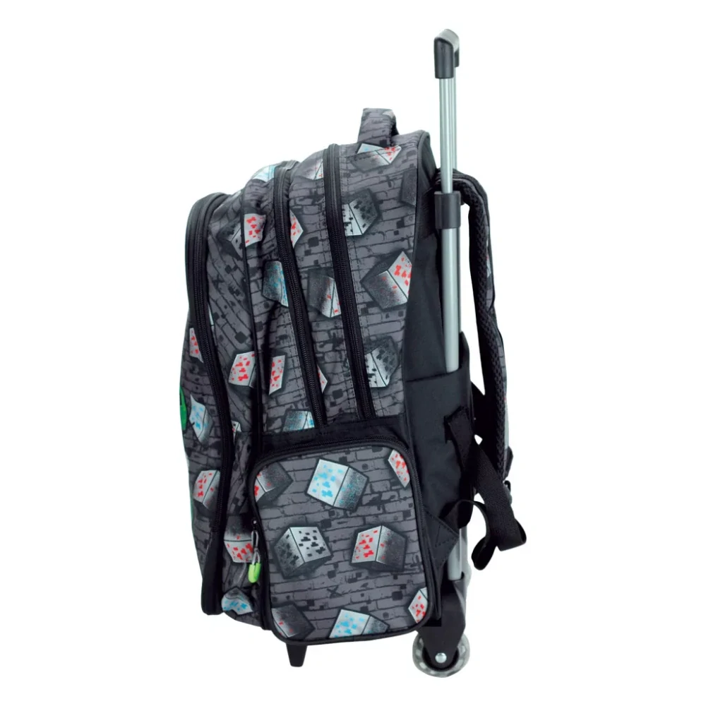 Školská taška na ťahanie MINECRAFT kocky 46cm