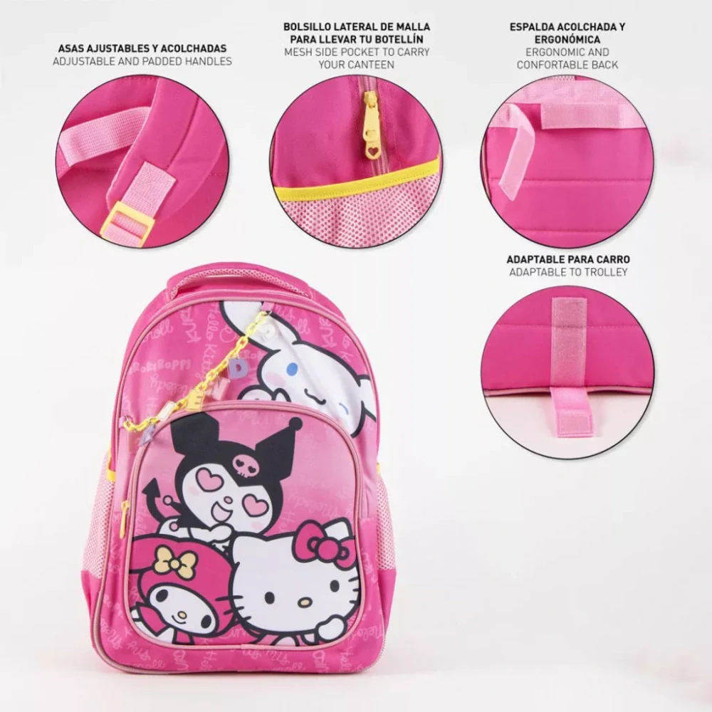 Školská taška HELLO KITTY friends 42cm