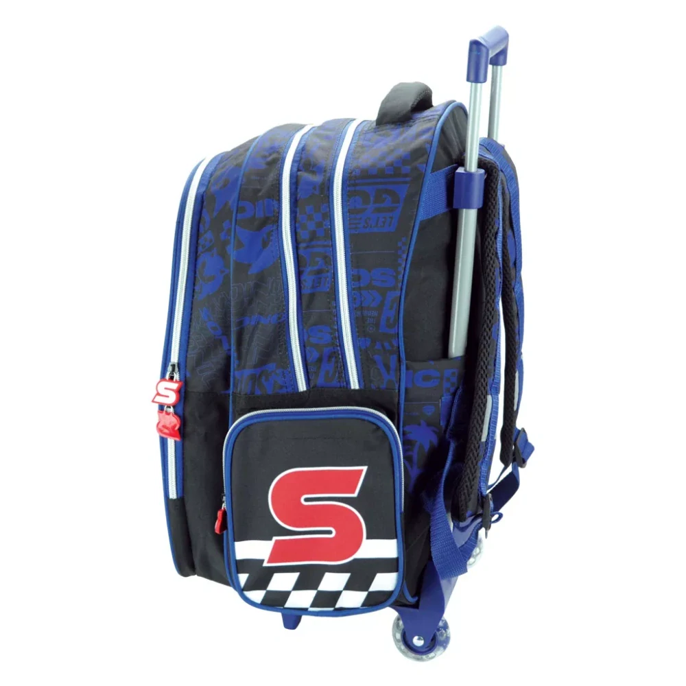 Školská taška na ťahanie SONIC champion 46cm