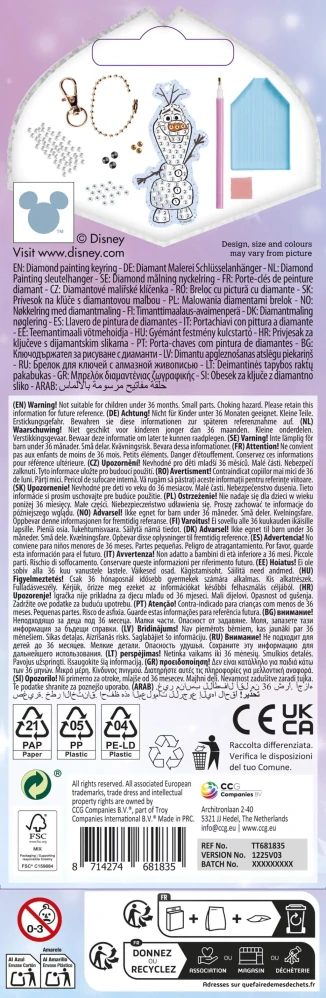 Výroba kľúčenky OLAF