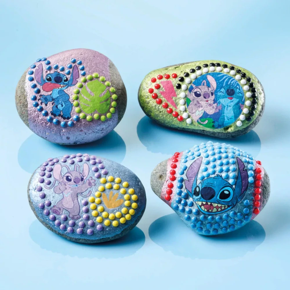 Dekorácia kamienkov LILO A STITCH