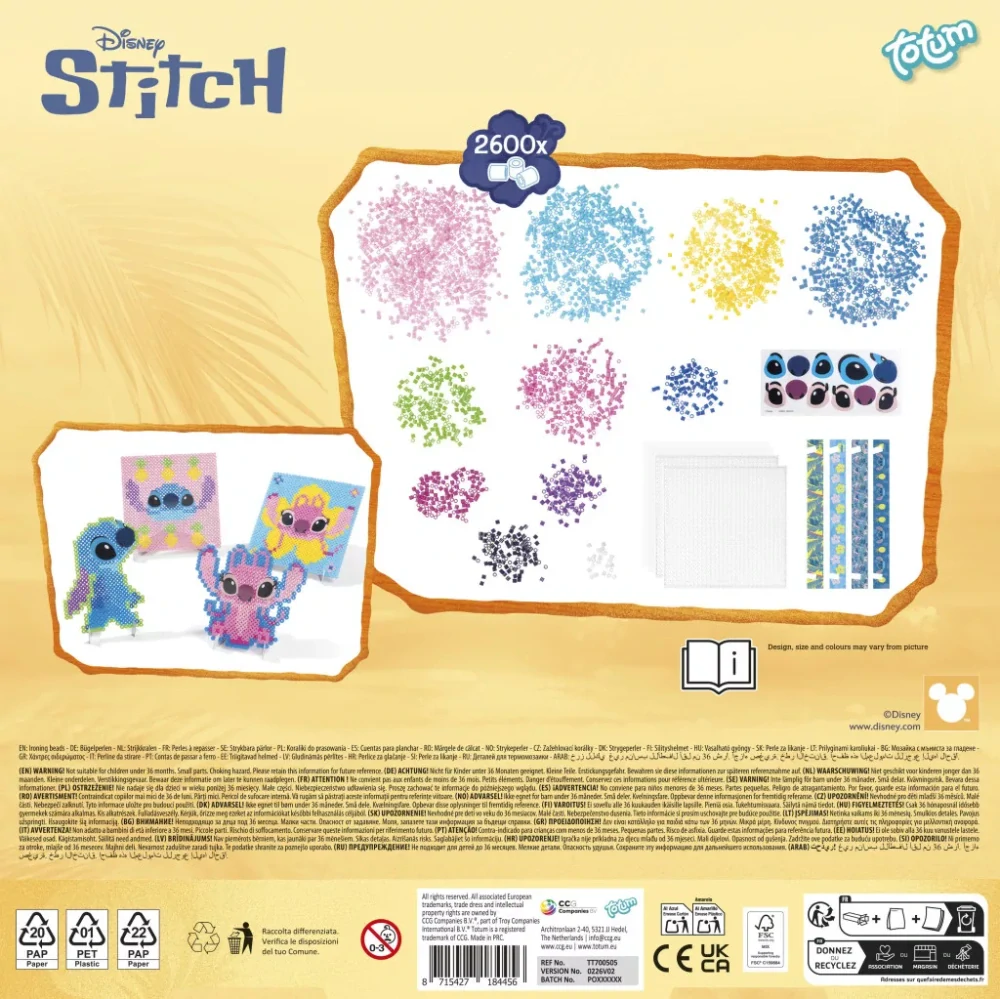 Nažehľovacie korálky LILO A STITCH