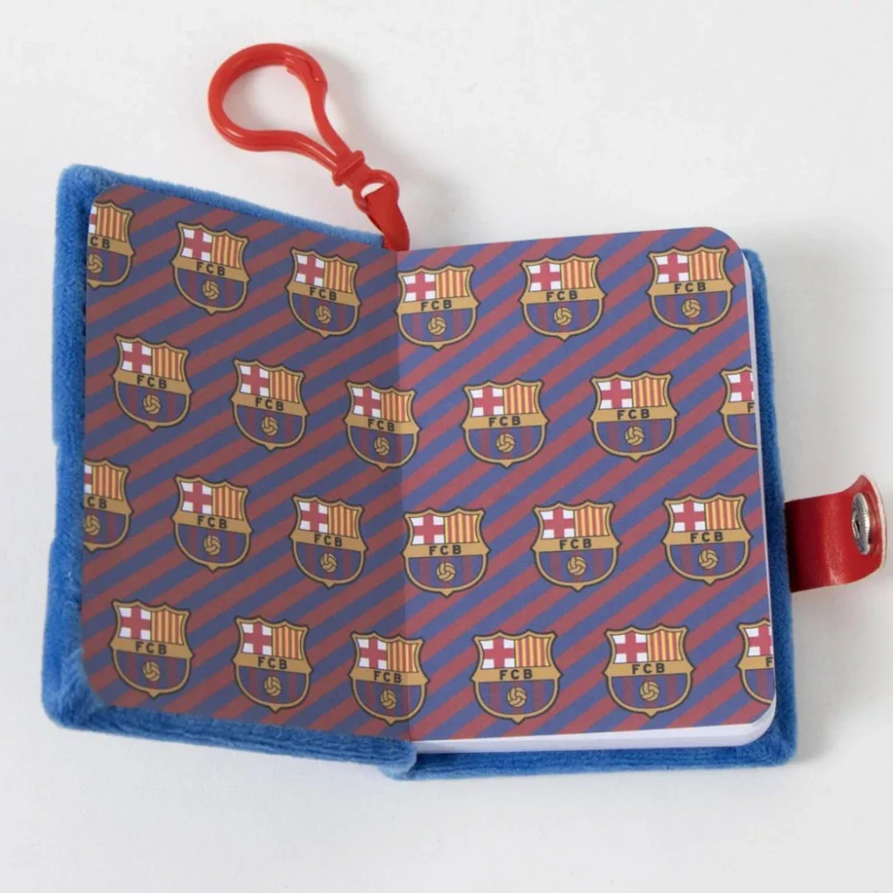 Plyšový mini zápisník FC BARCELONA