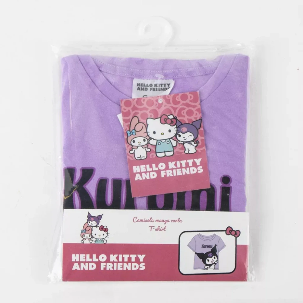 Tričko s krátkym rukávom KUROMI purple - 10r.