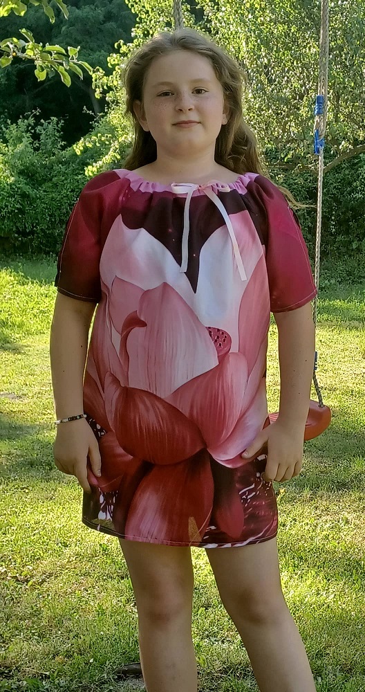 Dievčenská tunika / šaty MAGNOLIA - 7-13r.