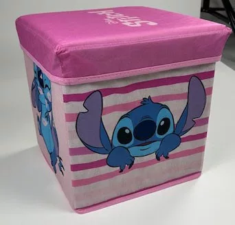 Úložný box - taburetka LILO A STITCH pink